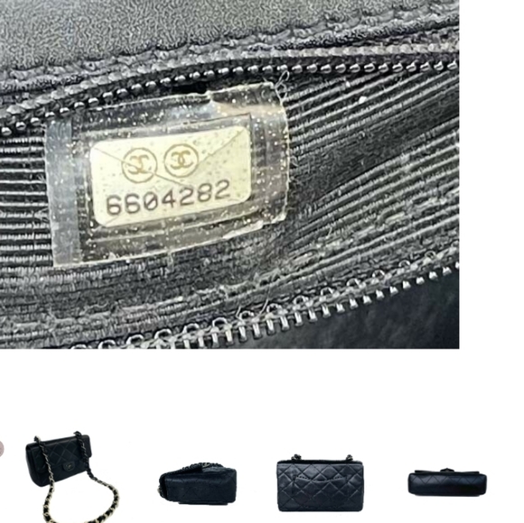 🚨Sale! 🎉HP🎉CHANEL SO BLACK Flap Bag Black White Hardware Rare! 🦄 Vintage - Picture 11 of 16